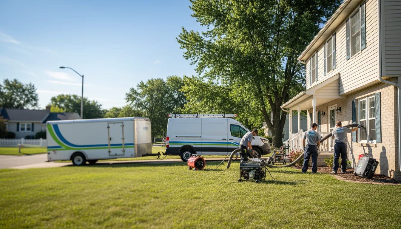 Flooded Basement Restoration And Cleanup With Repair in Bristol, IL near me